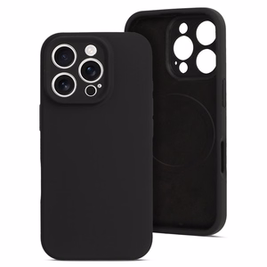 MagColor Pure kuori iPhone 16 Pro musta