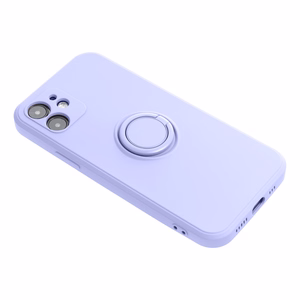 Silikoninen Suojakuori Renkaalla iPhone 7 / 8 / SE 2020 / SE 2022:lle violetti
