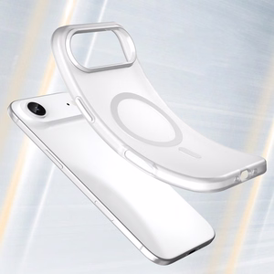 Magneettinen Abrasive iPhone 17 Air Suojakuori MagSafe-yhteensopiva - Matta Valkoinen