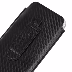 Wonder CARBON Suojakuori (koko M) iPhone 5:lle/Nokia 215 4G/225/5310 2020 musta