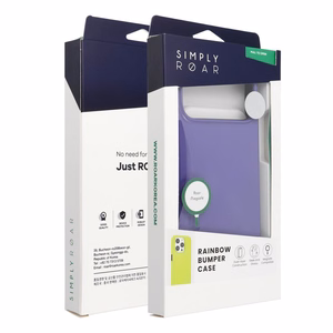 ROAR Suojakuori RAINBOW BUMPER yhteensopiva MagSafe iPhone 17 Pro Max:lle violetti