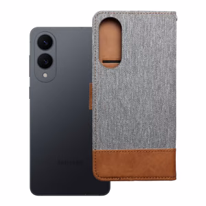 Läppäsuojakuori Samsung S25 Edge -lle Jeans Book harmaa