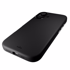 Puro Icon Mag Pro MagSafe silikonisuoja iPhone 16 - musta