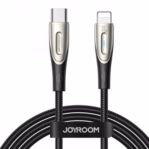 Joyroom Star-Light Series SA27-CL3 USB-C / Lightning 30W 1.2m kaapeli - musta