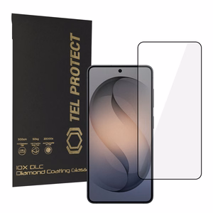 Panssarilasi Tel Protect 10X HD DLC Diamond Coating Samsung Galaxy S26:lle (kirjekuori)