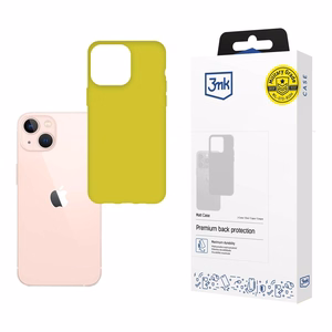 Kotelo iPhone 14:lle 3mk Matt Case -sarjasta - limenvihreä