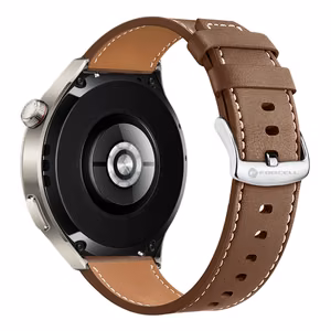 Hihna Samsung Galaxy Watch:lle Forcell F-Design FS21 reikänahka ekologinen 20 mm ruskea
