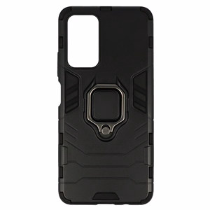 Ring Armor Suojakuori Xiaomi Redmi Note 11 5G/Note 11S 5G/Poco M4 Pro 5G:lle musta