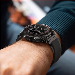 Tech-Protect Nylon Garmin Fenix 5 / 6 / 6 Pro / 7 musta/oranssi