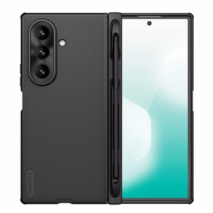 Nillkin Super Frosted Shield Fold Magnetic Case for Samsung Galaxy Z Fold 7, MagSafe Compatible, with S Pen Space - Black