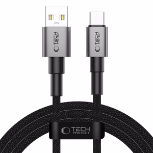 Tech-Protect UltraBoost DNA USB-A / USB-C Kaapeli 15W/3A 200cm - harmaa
