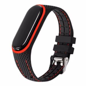 Elastomer strap Lifestyle for Xiaomi Mi Band 7 black (04)