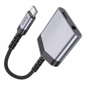 Sovitin Hoco (LS39) USB-C - (USB-C; 3,5mm) musta