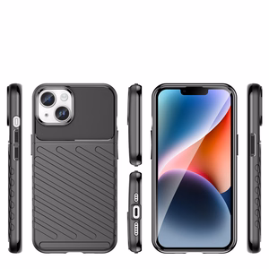 Thunder Case iPhone 14 panssaroitu kotelo musta