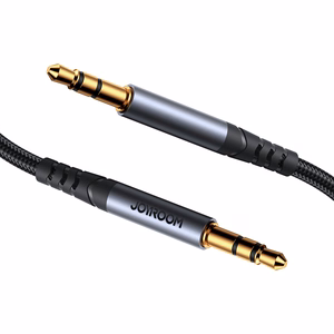Joyroom stereo audio cable AUX 3.5 mm mini jack 1.2m black (SY-A08)