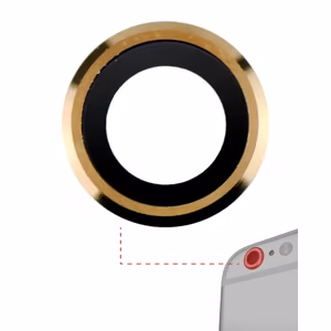 Takakameran linssi yhteensopiva Apple iPhone 6 Plus / 6S Plus kultainen
