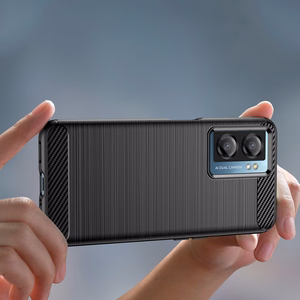 Hiili Kotelo Xiaomi Poco F4 5G joustava silikoni hiili kansi musta