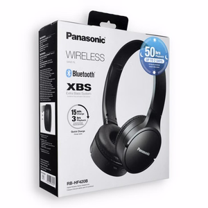 Langattomat kuulokkeet PANASONIC RB-HF420BE XBS (Extra Bass System) musta