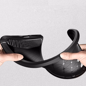Carbon Case Joustava suojus OnePlus Nord N200 5G musta