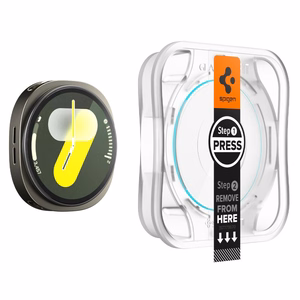 Spigen Glas.TR Ez-Fit Karkaistu lasi Samsung Galaxy Watch 8 44mm:lle - Läpinäkyvä
