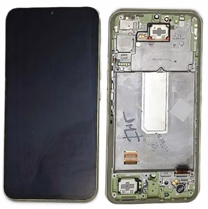 LCD screen Samsung A346 A34 5G 2023 with touch screen and frame Lime original (used Grade B)