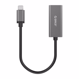 Orico XC-R45-V1 verkkosovitin USB-C–RJ45, Gigabit Ethernet, 1 Gbps – musta