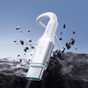 Joyroom S-A28 Flash Series 3A USB-A - USB-C Kaapeli 2m - Valkoinen