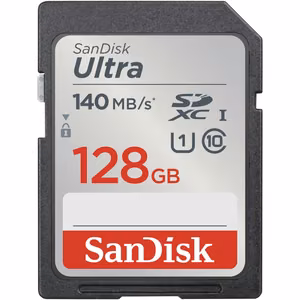 SanDisk muistikortti 128GB Ultra SDXC 128GB 140MB/s UHS-I Class 10
