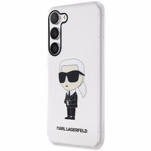 Karl Lagerfeld KLHCS23MHNIKTCT S23+ S916 läpinäkyvä kovakuori Ikonik Karl Lagerfeld