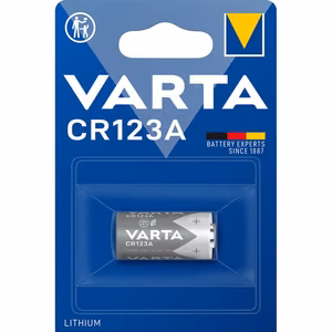 VARTA litiumparisto CR123A 3V 1 kpl