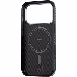 Benks Magnetic Armor Pro Aurora 600D -kevlar-kuori (C.K.FL.AP.SR.A072) iPhone 18 Pro / 17 Pro -puhelimiin, kameran ohjauspainikkeella