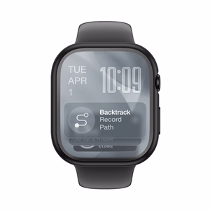 AmazingThing Radix Karkaistu lasi -näytönsuoja kotelolla Apple Watch Series 11 42mm:lle - musta