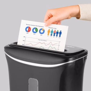 REBEL document shredder with 12 L bin
