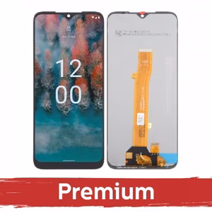 LCD-näyttö yhteensopiva Nokia C12 musta OEM