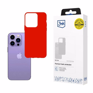 Kotelo iPhone 14 Pro Max sarja 3mk Matt Case - punainen