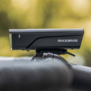 Rockbros 24510003001 polkupyörän etuvalo 260 lm + USB-C - USB-A kaapeli - musta