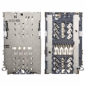 SIM ja MicroSD (tai DUAL SIM) kortin kontakti Samsung A320F/A520F/G930F/G935F/N930F/G950F/G955F/N950FD alkuperäinen