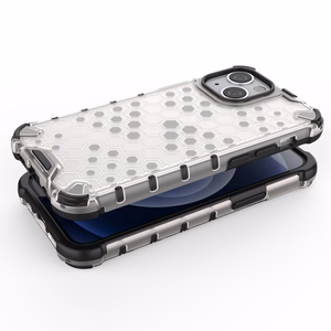 Honeycomb Asia panssari kansi TPU puskuri iPhone 13 mini sininen