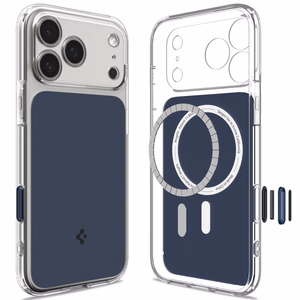 Spigen Ultra Hybrid MagSafe -suojakuori iPhone 18 Pro Max / 17 Pro Max -malleille, mattasininen