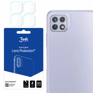 3MK Hybrid Glass -kameransuojalasi Samsung Galaxy A22 4G 4 kpl