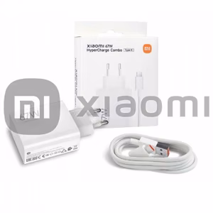 Laturi Xiaomi MDY-12-EH (BHR9465EU) valkoinen 67W (sis. pakkaus) + kaapeli Type-C / Aito 100% /