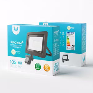 Forever Light LED Floodlight Proxim II 20W 4500K PIR IP66