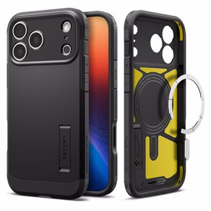 Spigen Tough Armor T Mag Magsafe Suojakuori iPhone 17 Pro Max:lle musta