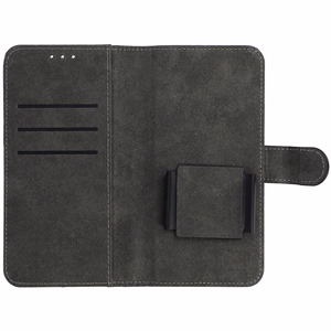 Yleinen Universal Läppäsuojakuori - koko M - Samsung S21/S10/Note/Note 2/Note 3/Huawei P30 Lite/P9/P9 Lite/Sony Xperia Z3/Z4/Z5:lle musta