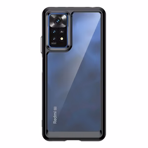 Outer Space Case Suojakuori Xiaomi Poco X5 5G / Redmi Note 12 5G:lle joustavarunkoinen kuori musta