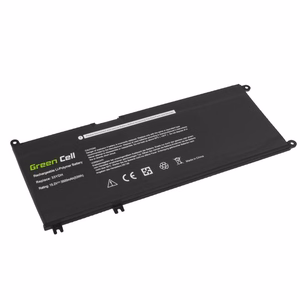 Green Cell -akku 33YDH DE138 malleihin Dell Inspiron G3 3579/3779, G5 5587, G7 7588, 7577, 7773, 7778, 7779, 7786, Latitude 3380/3480/3490/3590
