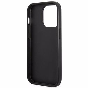 Guess GUHCP14XG4GLGR iPhone 14 Pro Max 6.7" harmaa/harmaa kova kotelo 4G Stripe-mallisto