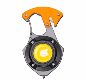 Mini LED-taskulamppu avaimenperä W5143 Type C 2 ruuvimeisselillä oranssi