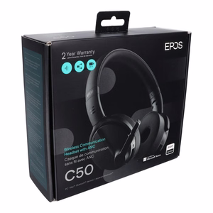 Mustat langattomat Sennheiser Epos C50 -kuulokkeet