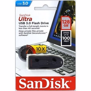 SanDisk 128GB USB 3.0 Cruzer Ultra -muistitikku